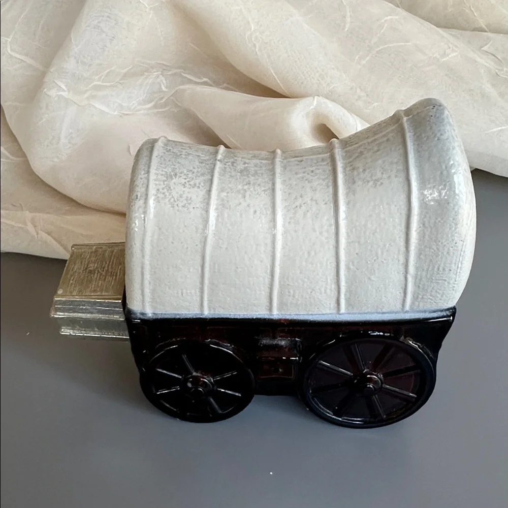 Vintage Avon Covered Wagon Bottle - EMPTY Collectible Decanter